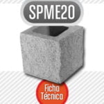 Bloque de cemento mitad SPME20